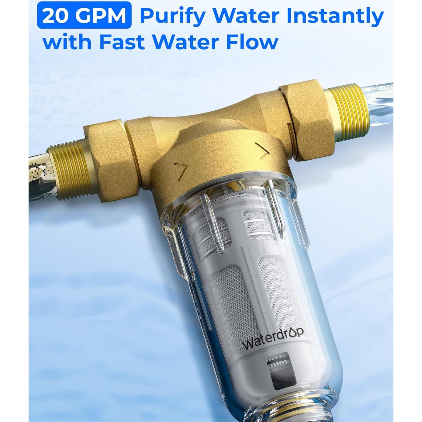 Filtro de Sedimentos Waterdrop WD-RPFK 50 Micrones para Agua