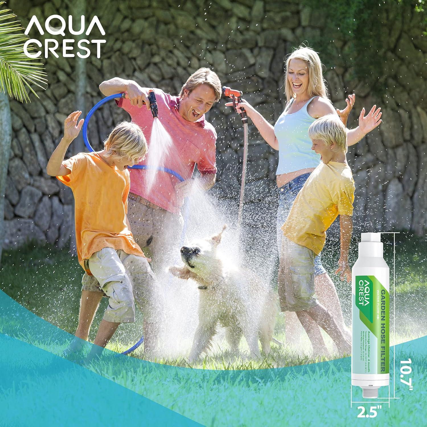 Filtro de Agua para Manguera de Jardín AQUACREST Paquete de 2