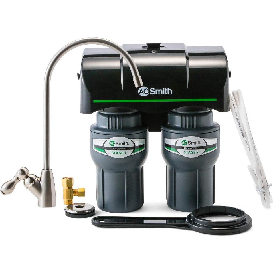 Sistema de Filtro de Agua Bajo Fregadero AO Smith AO-US-200 - Filtración Claryum 2 Etapas