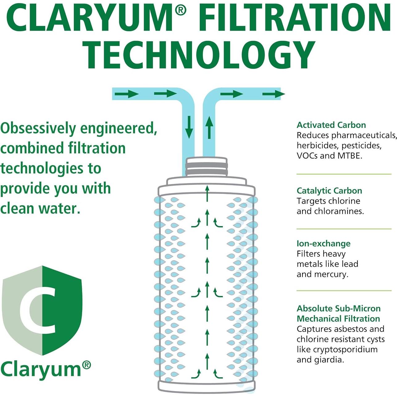 Sistema de Filtro de Agua Bajo Fregadero AO Smith AO-US-200 - Filtración Claryum 2 Etapas