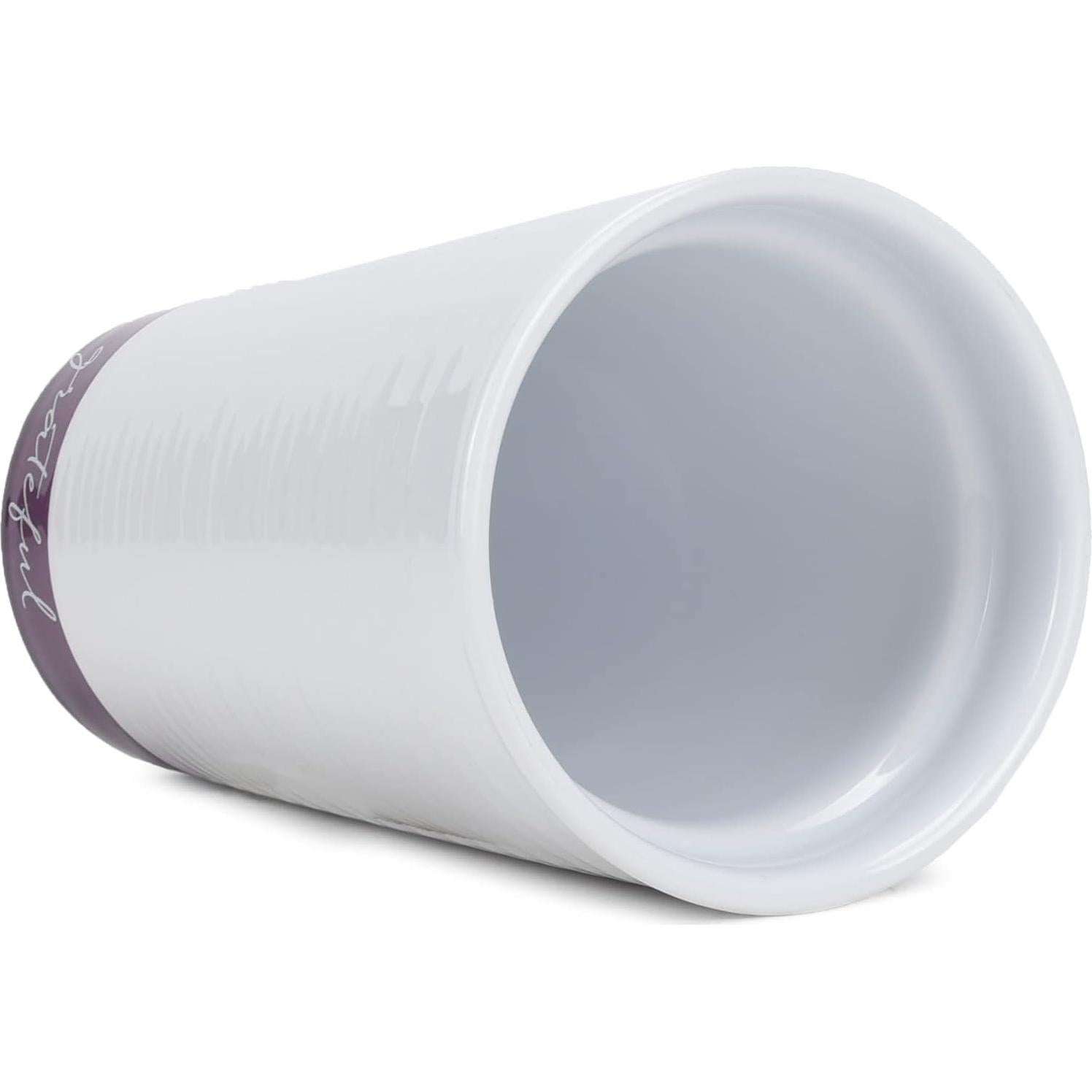 Taza de Viaje Cerámica 12 oz Productos Cristianos Lighthouse Púrpura