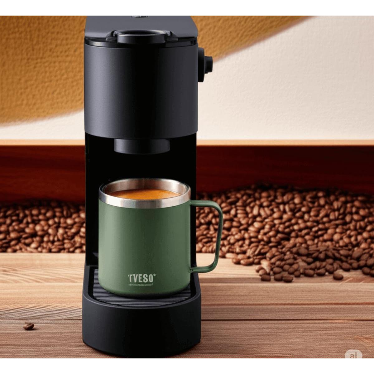 Taza Térmica Aislada Predate 397 ml con Asa y Tapa Deslizante