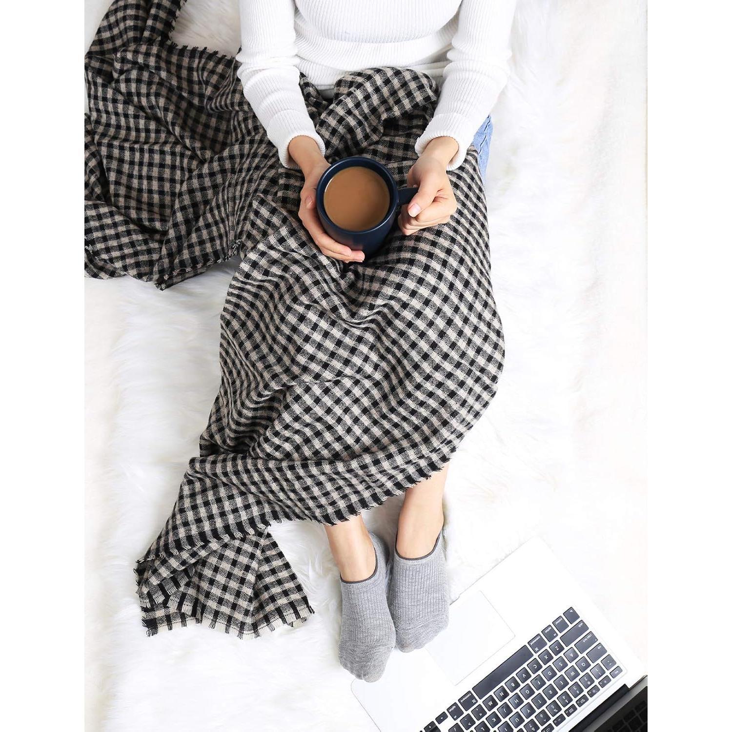 Taza de Té Grande ARRADEN con Infusor y 2 Tapas Azul 540ml