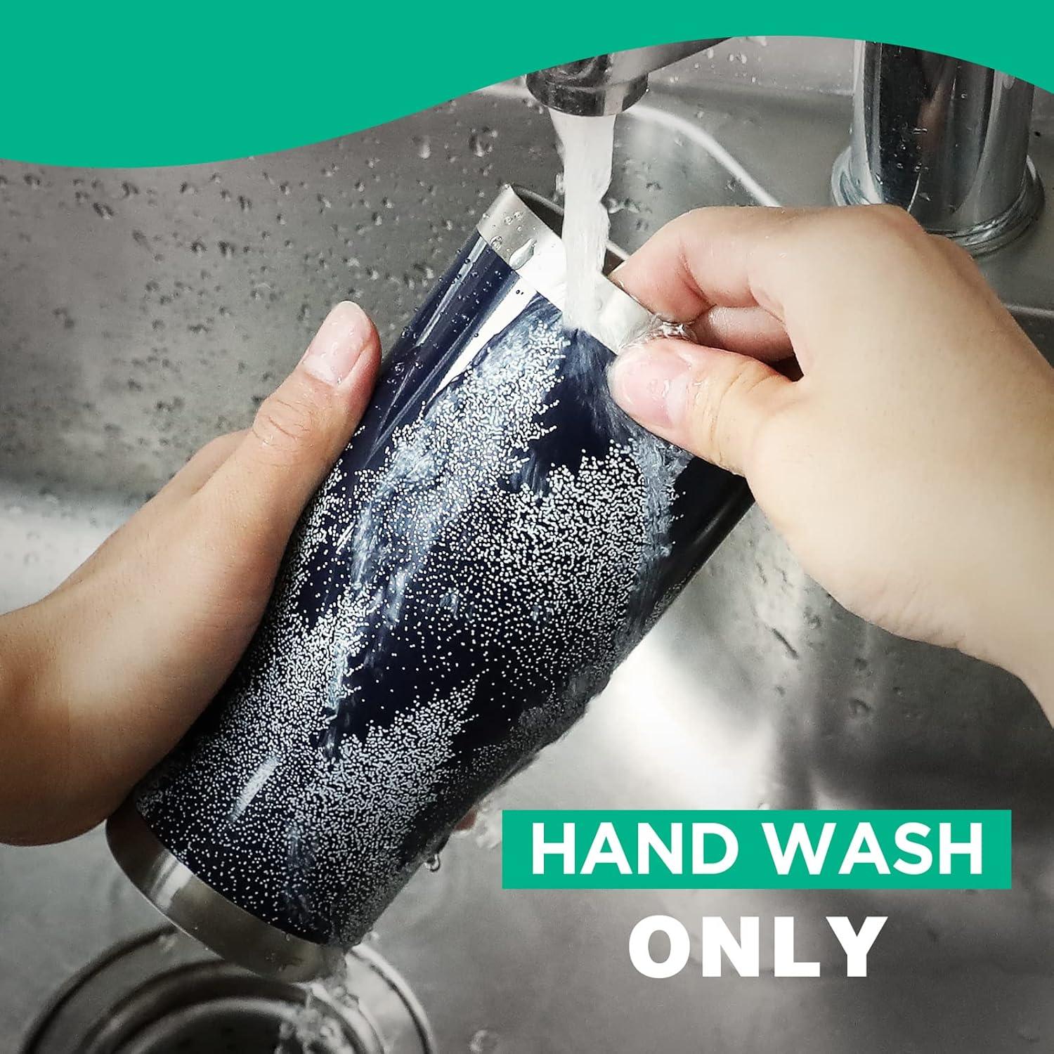 Vaso Navideño HAUSHOF 591ml Acero Inoxidable Aislado Azul