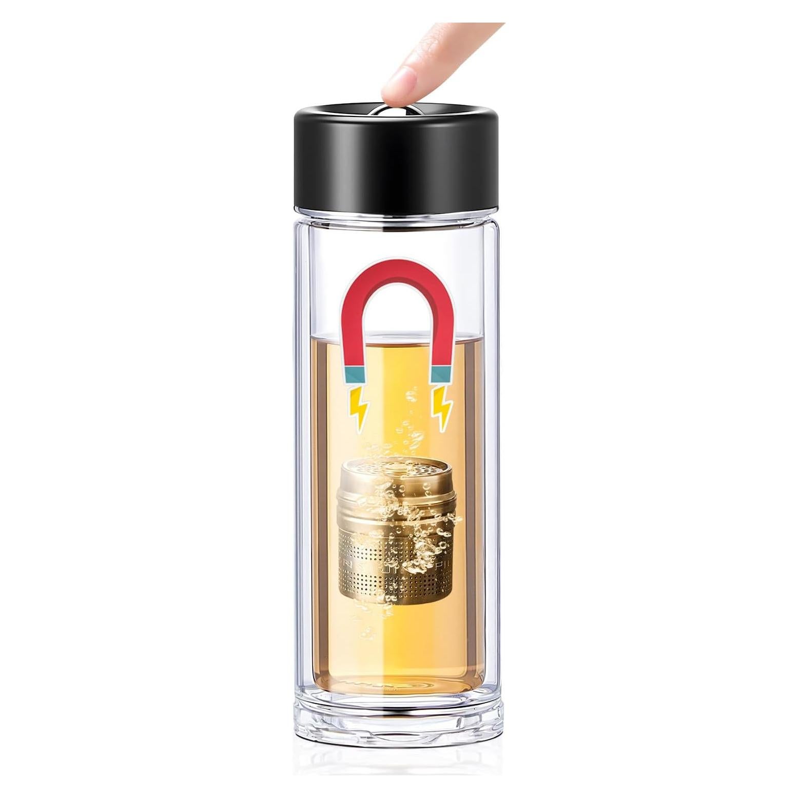 Taza de Té TEAVOR MagnaDrop 370ml Doble Pared a Prueba de Fugas