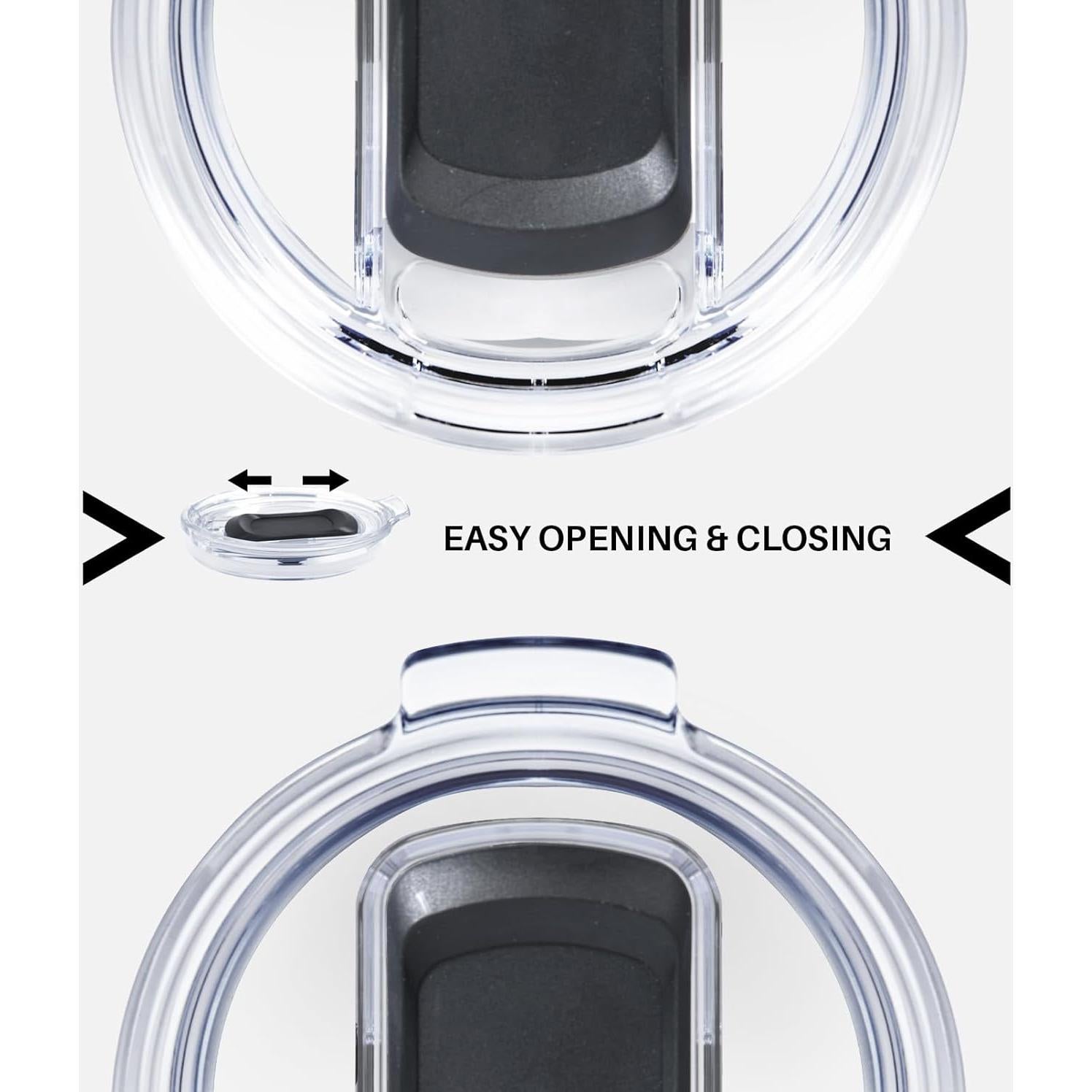 Taza de café VOLCAROCK 0.47 L acero inoxidable gris aislada