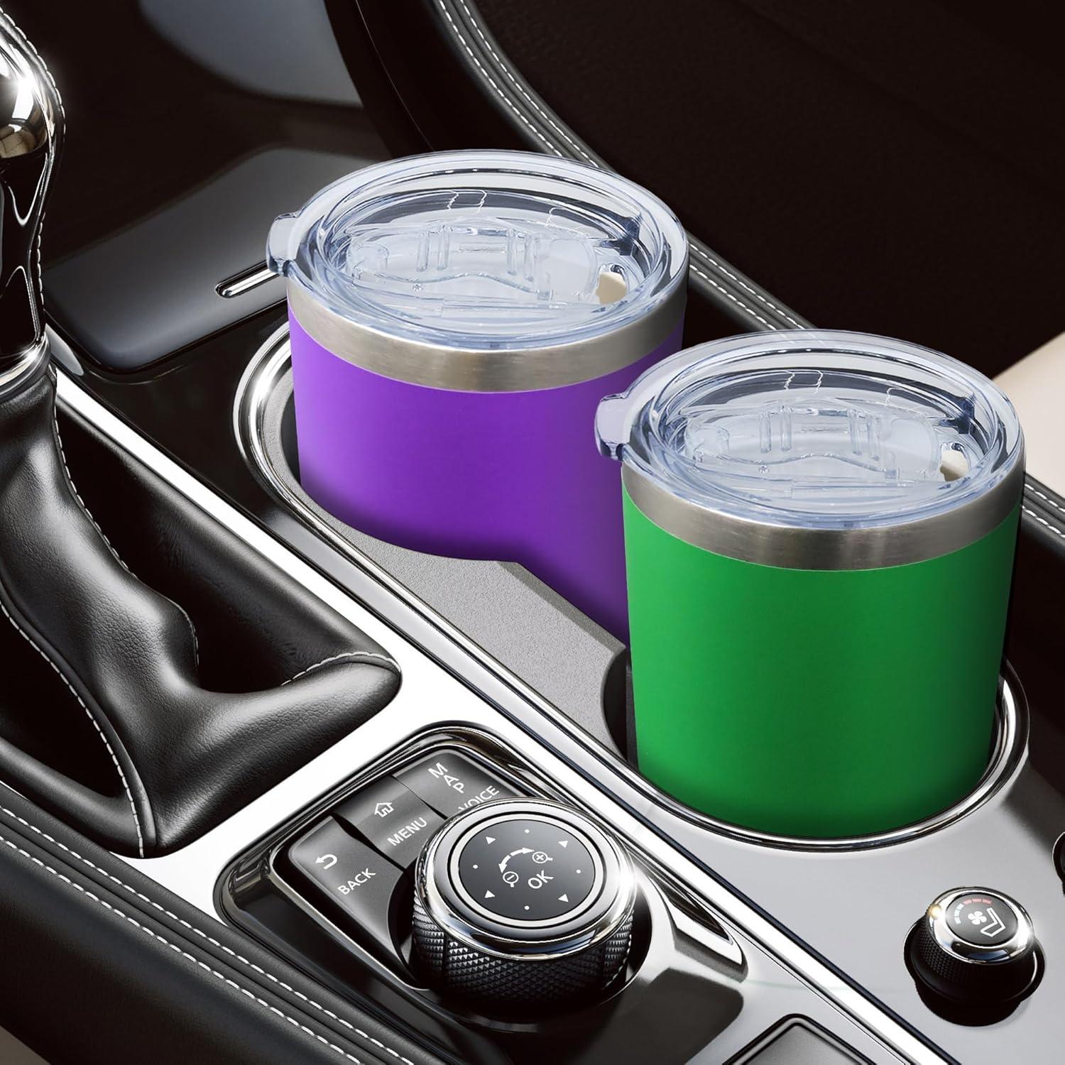 Vaso de Acero Inoxidable AIANJI 20oz Verde Aislado Doble Pared