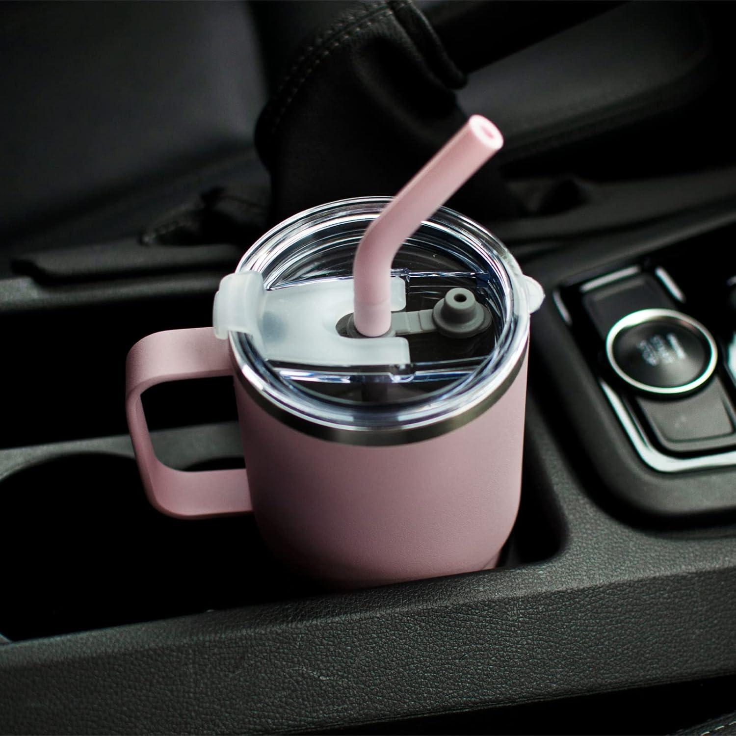 Taza Aislada Sursip 24 oz Acero Inoxidable Rosa Doble Pared