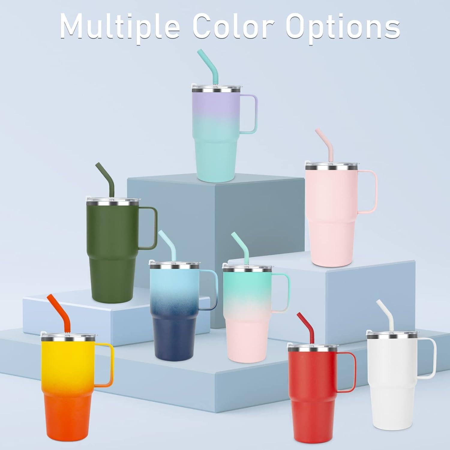 Taza Aislada Sursip 24 oz Acero Inoxidable Rosa Doble Pared