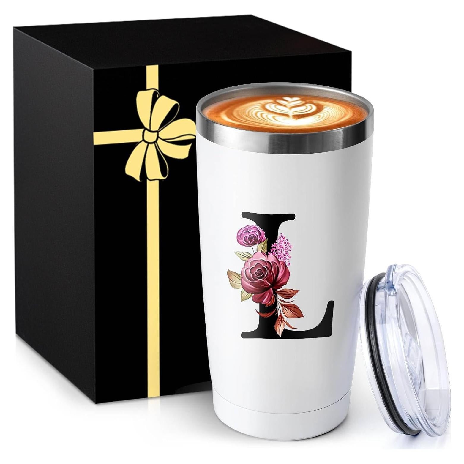 Taza de café aislada MNZZ 20 oz con tapa y diseño personalizado