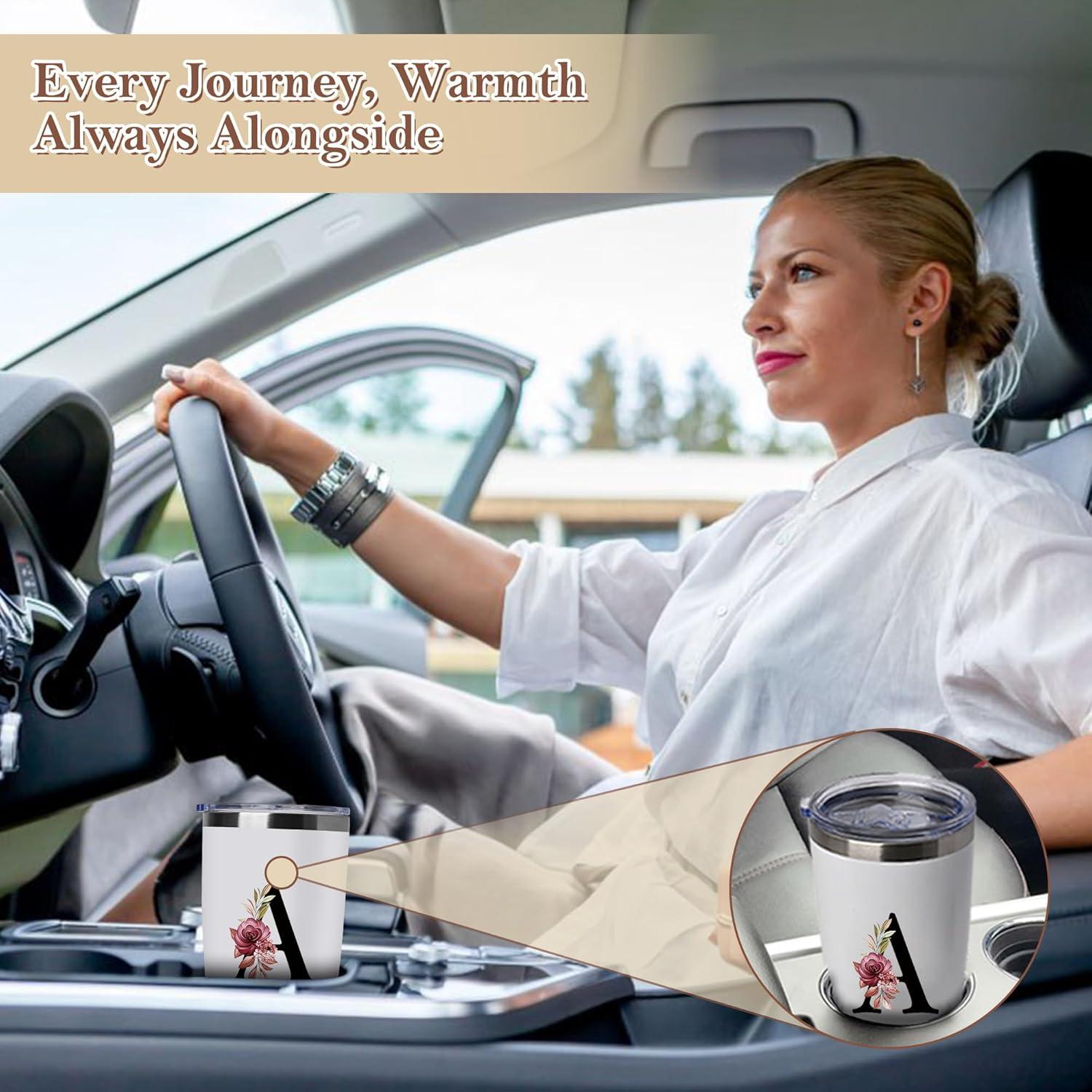 Taza de café aislada MNZZ 20 oz con tapa y diseño personalizado