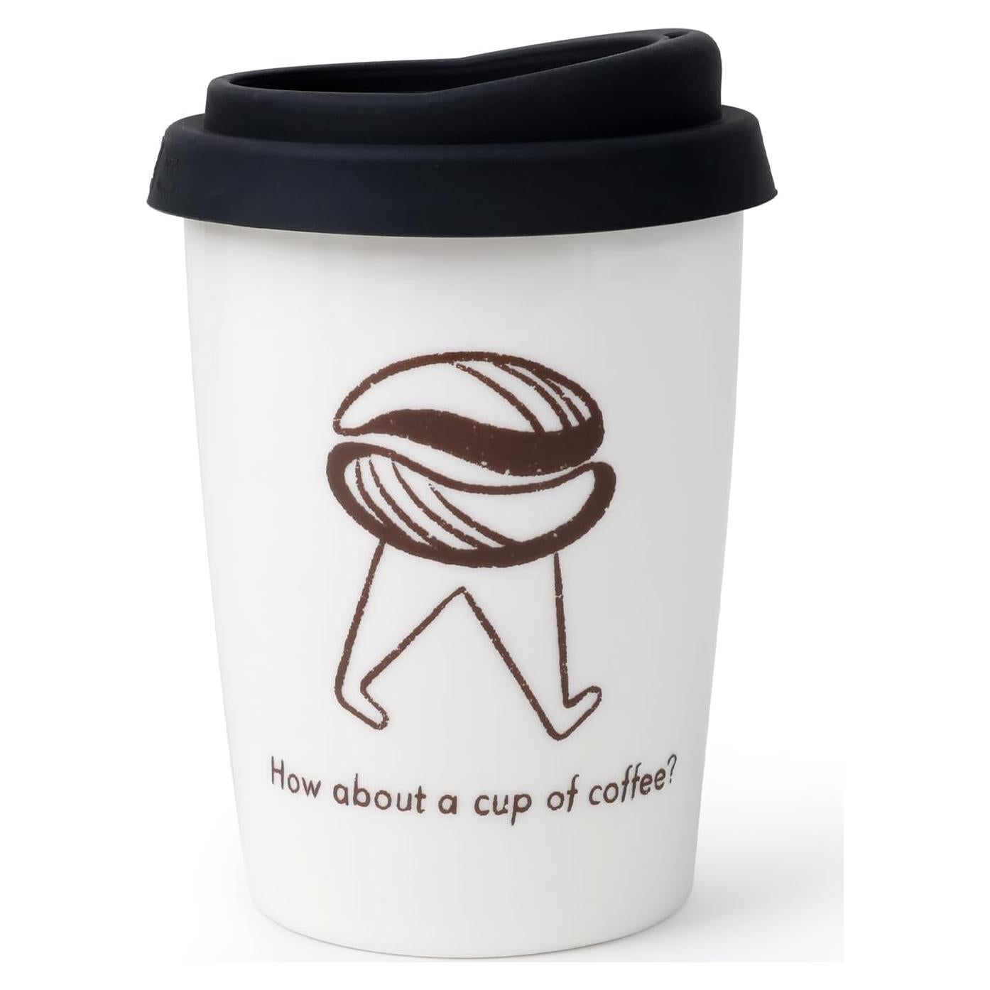 Taza de Viaje Cerámica ZEBERBO 250ml Doble Pared Aislada