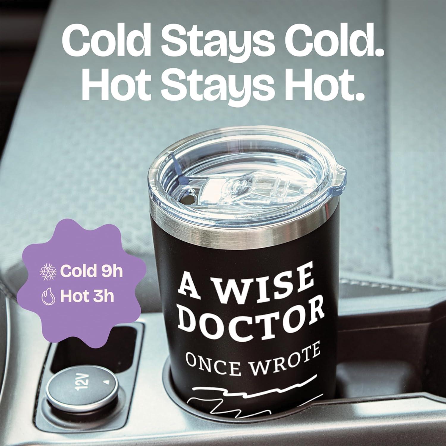 Vaso de Viaje 20oz KLUBI para Doctores - Sabio Doctor