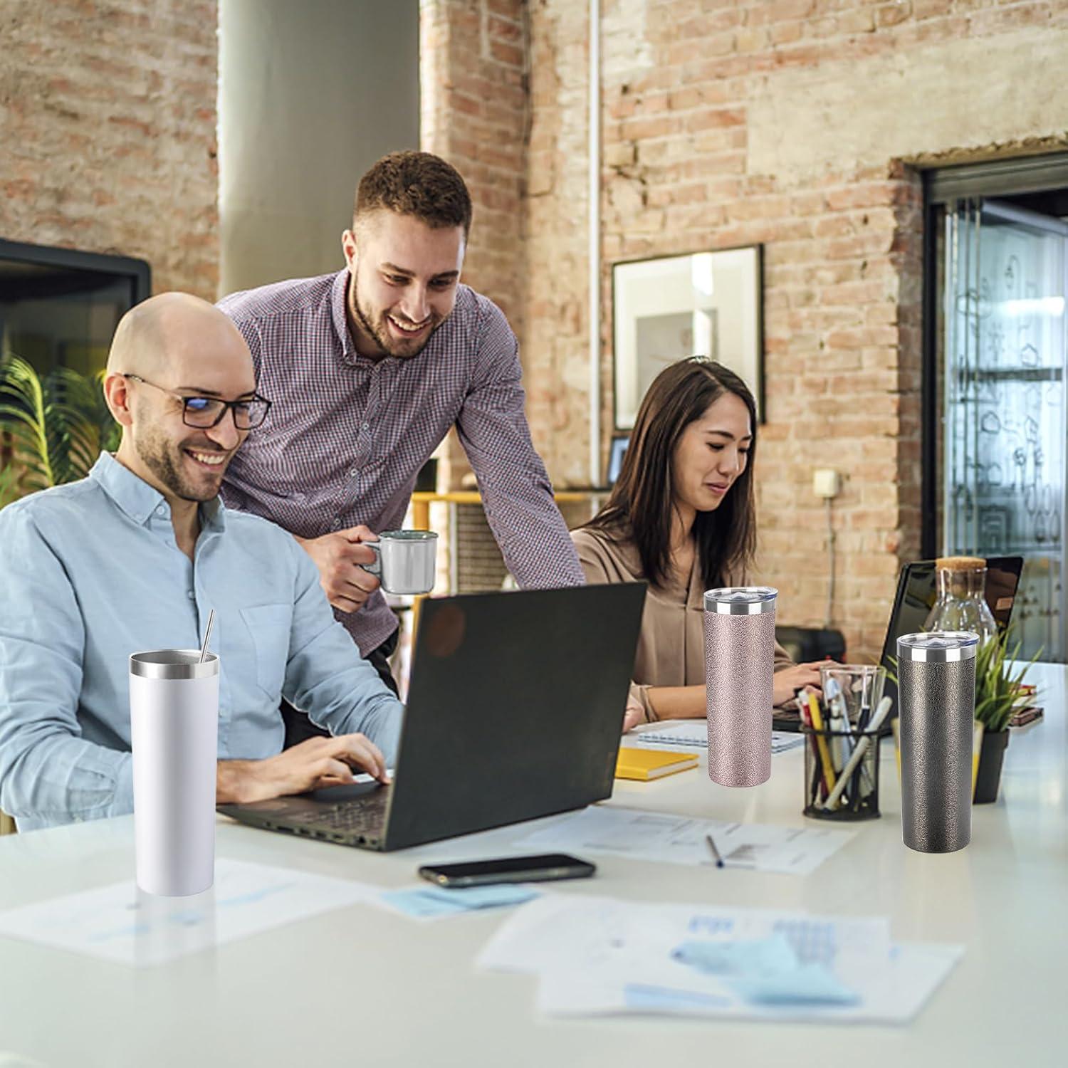 Vasos de Acero Inoxidable 20 oz FristChoice - Paquete de 4