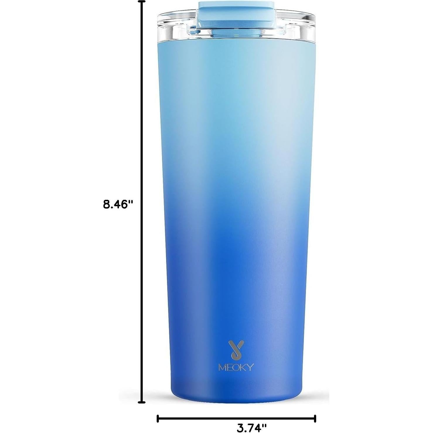 Taza de Café de Viaje Meoky 710 ml Acero Inoxidable Aislada