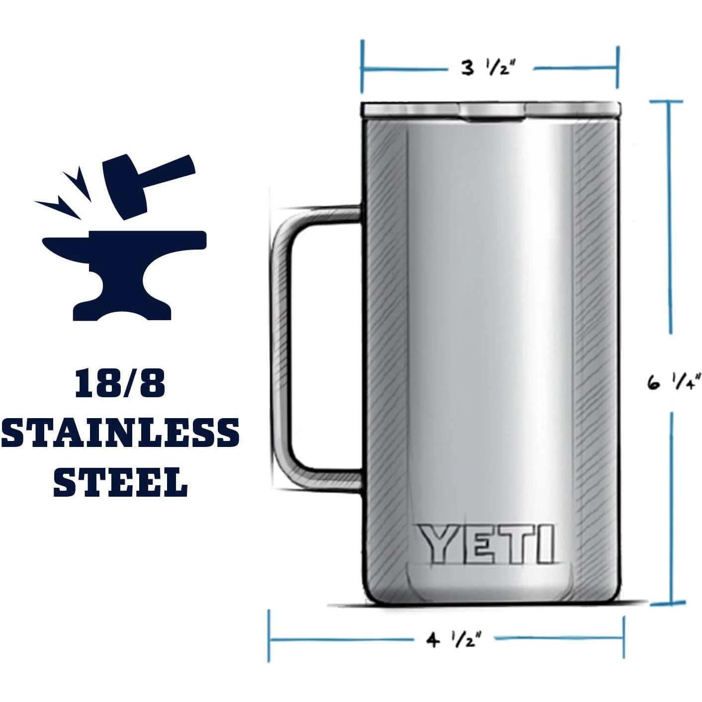 Taza Aislada al Vacío YETI 24 oz Taupe Cabo con Tapa MagSlider