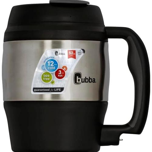 Taza Aislada Bubba 52 oz (1.54 L) Negra, Libre de BPA