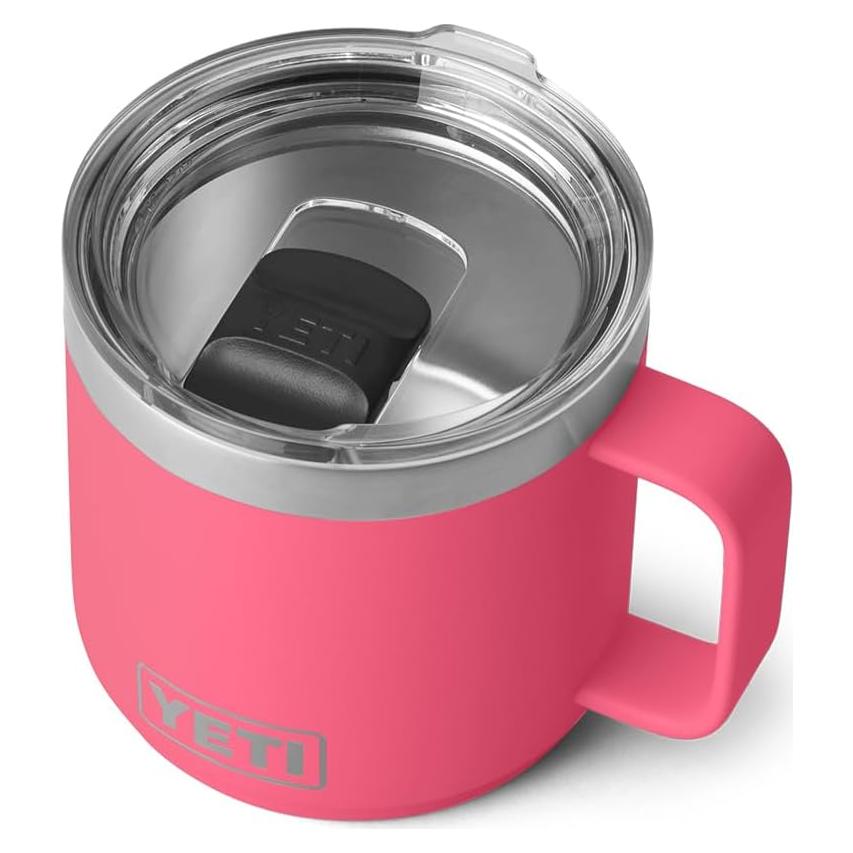 Taza Aislada al Vacío YETI Rambler 14 oz Rosa Tropical