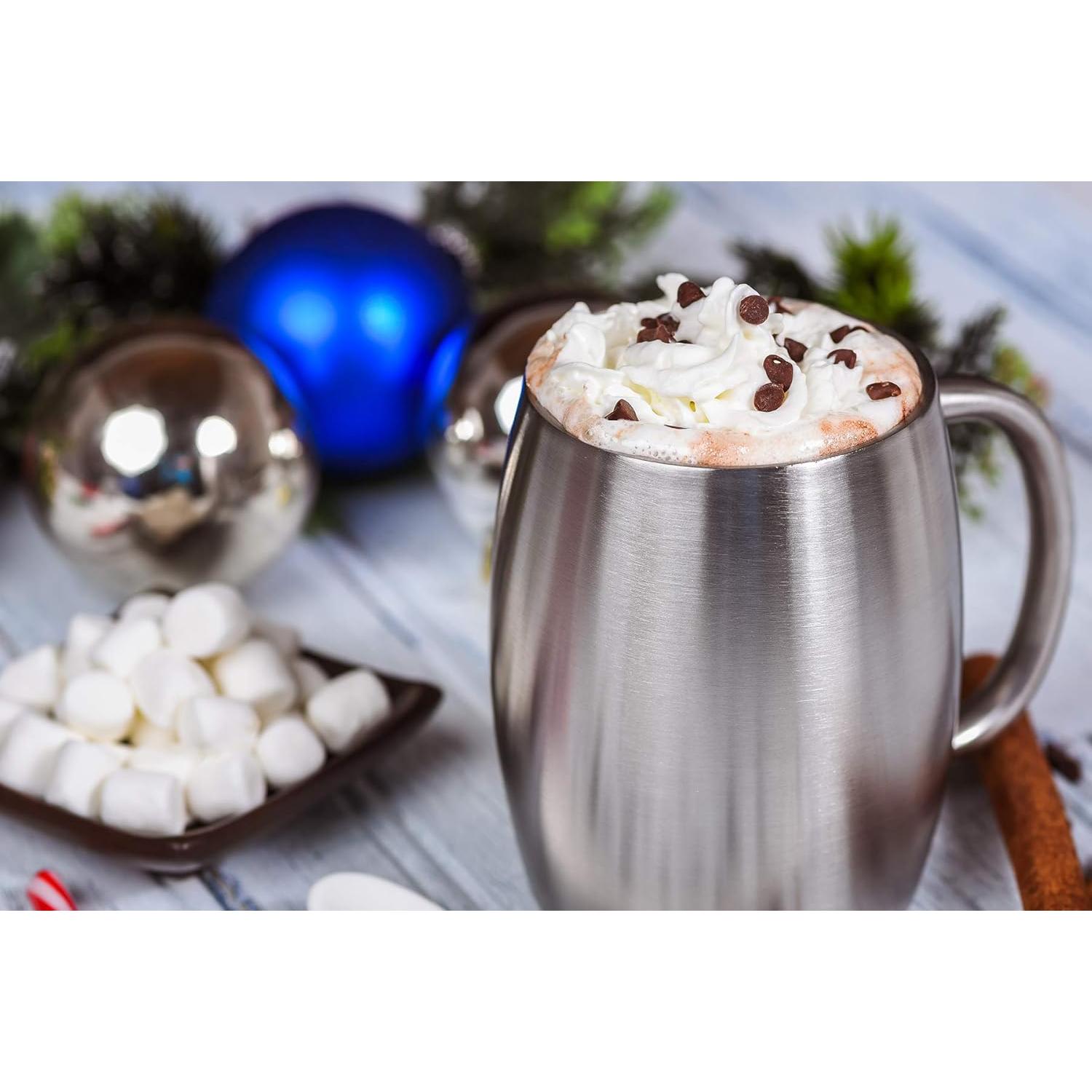 Juego de Tazas de Café Aisladas CHILLOUT LIFE 414 ml - Set de 2