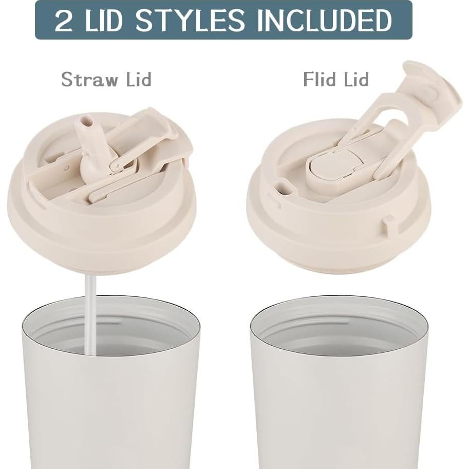 Taza de Viaje Funkrin 473ml Aislada Doble Pared a Prueba de Fugas