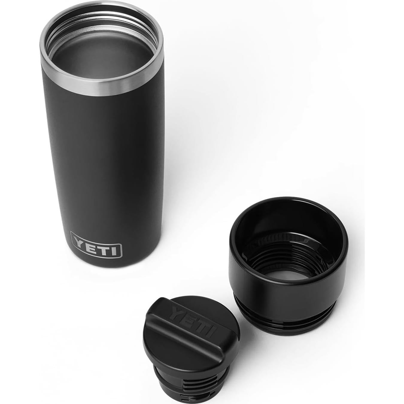 Botella de Viaje YETI Rambler 0.48L Acero Inoxidable Negra