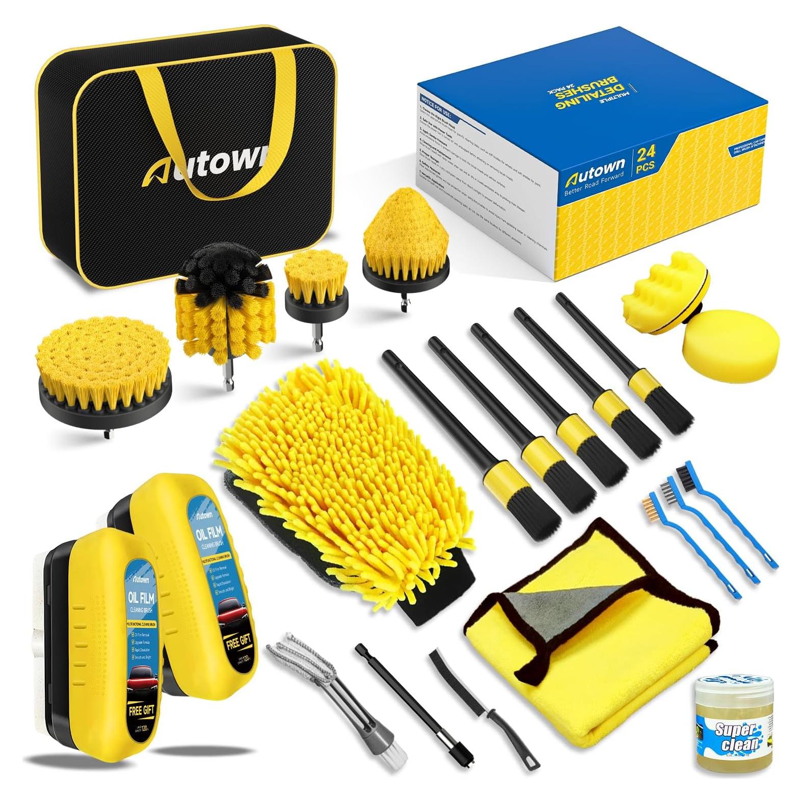 Kit de Limpieza de Automóviles 24 Piezas AUTOWN CWCK46B