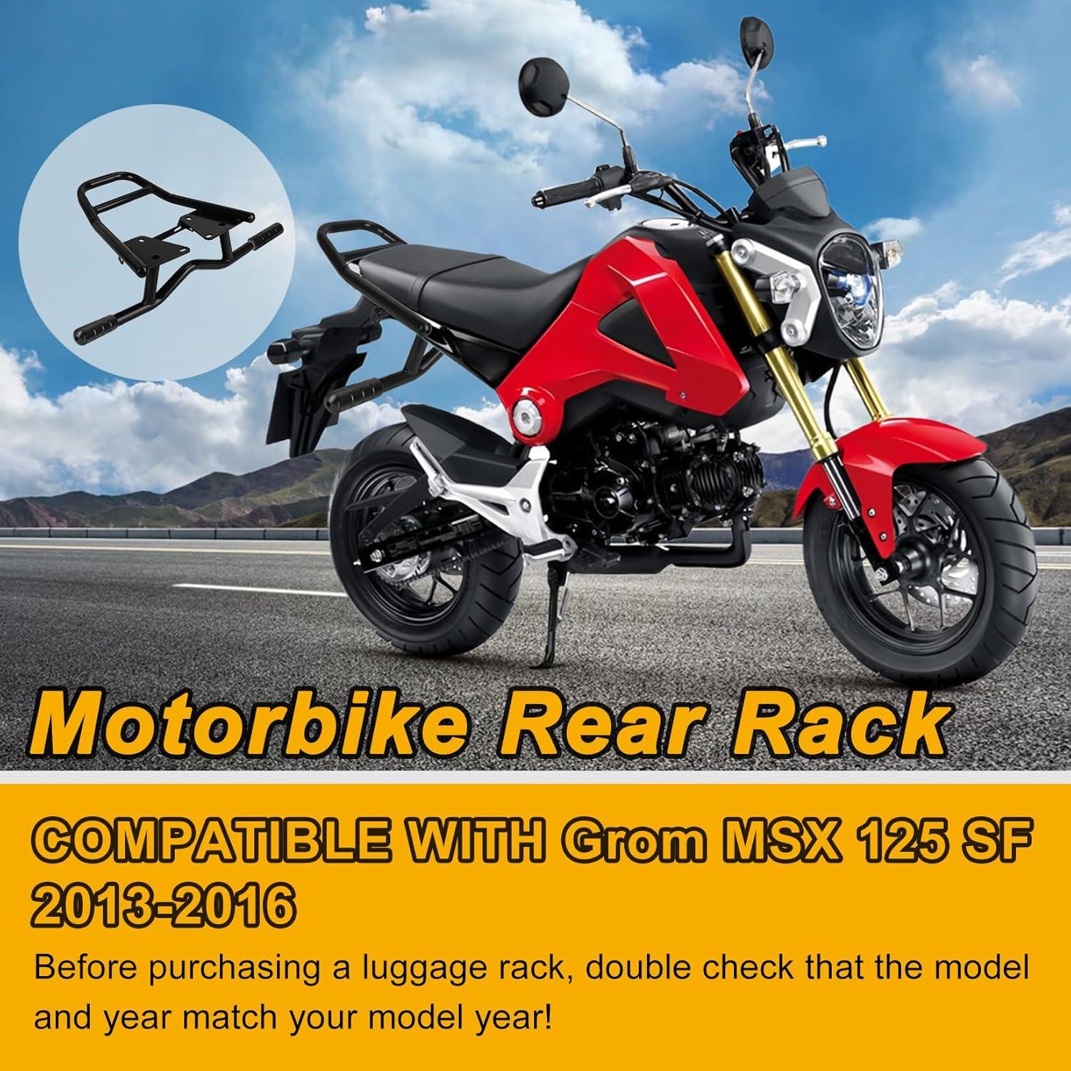 Soporte Trasero PSLER para MSX 125 2013-2020 - Hierro Negro