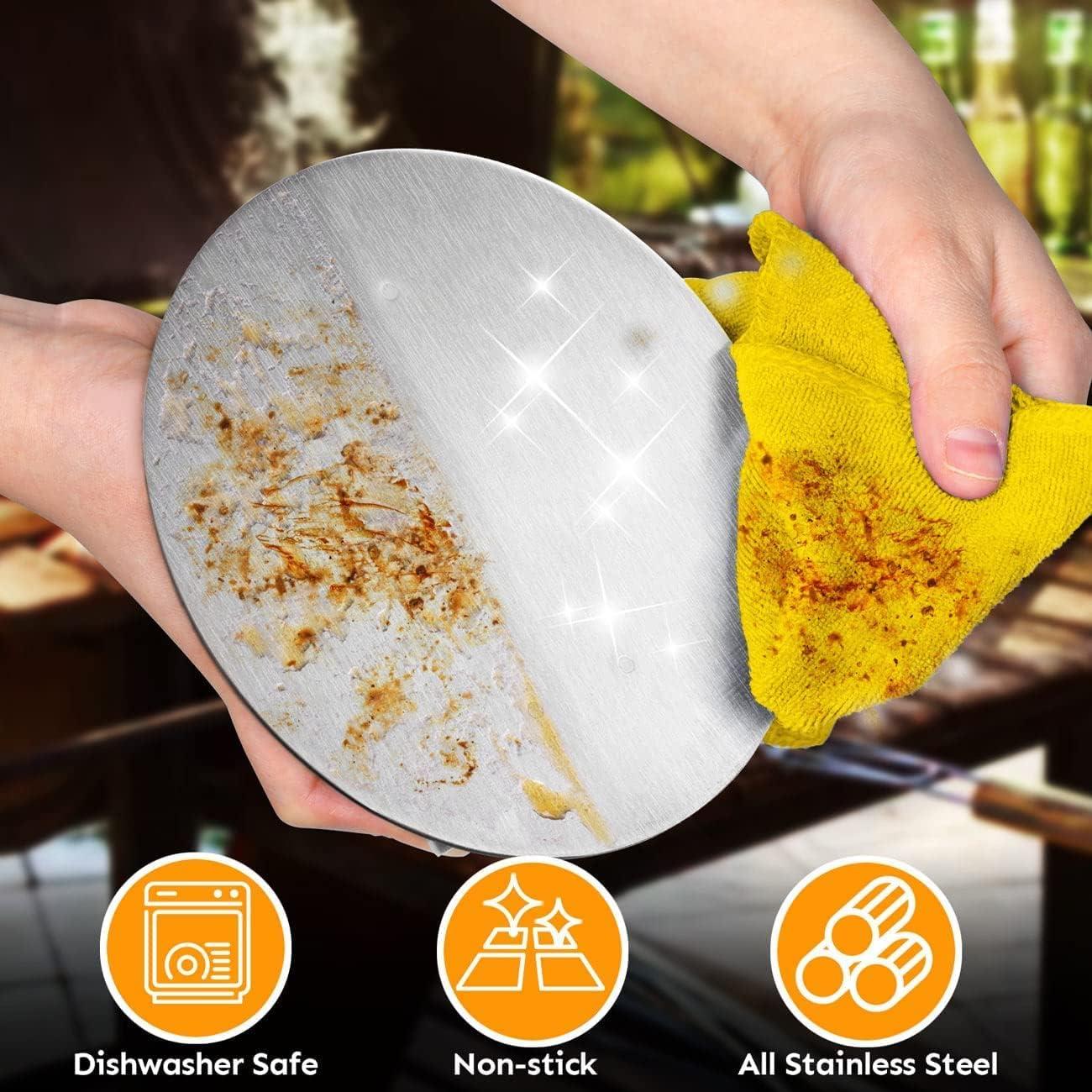 Prensa de Hamburguesas HULISEN Acero Inoxidable 15.7 cm