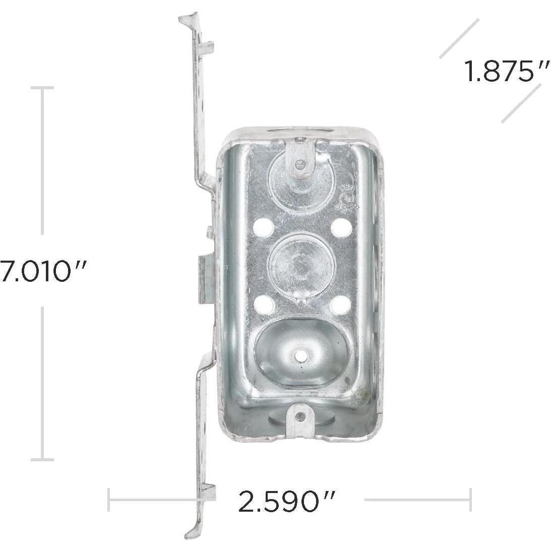 Caja Útil RACO 662 10.16x5.08x4.78 cm Metal Gris