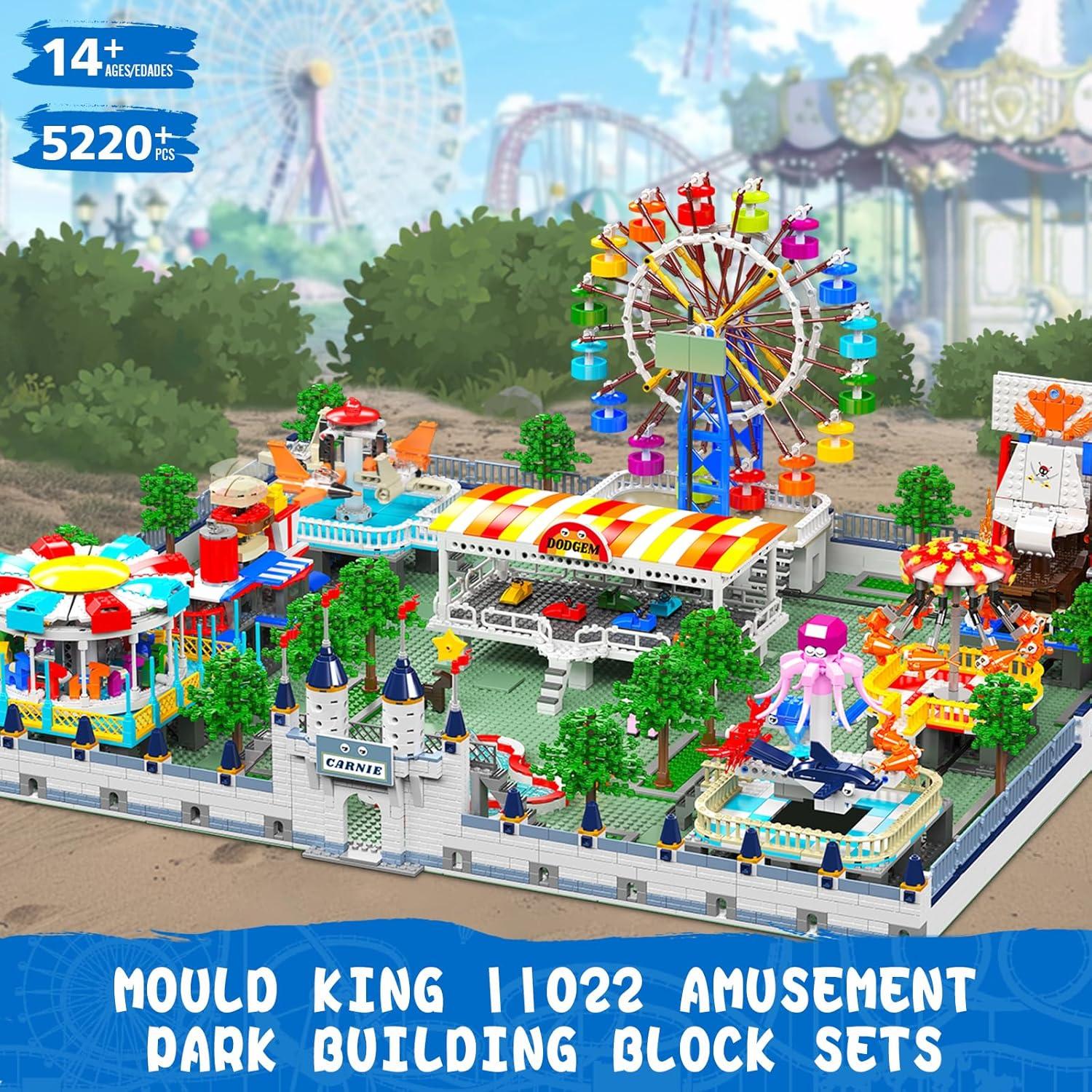Mould King Parque de Atracciones 5220 Piezas Modular