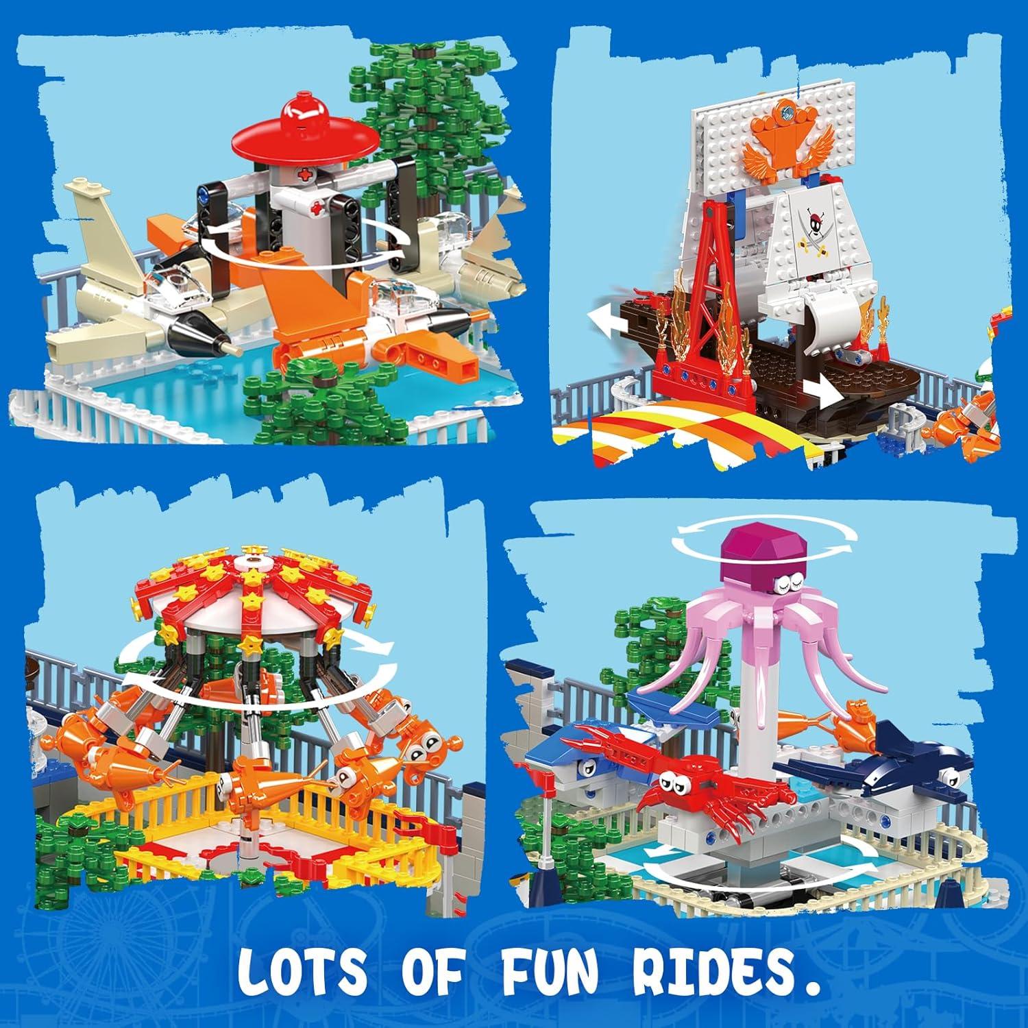 Mould King Parque de Atracciones 5220 Piezas Modular