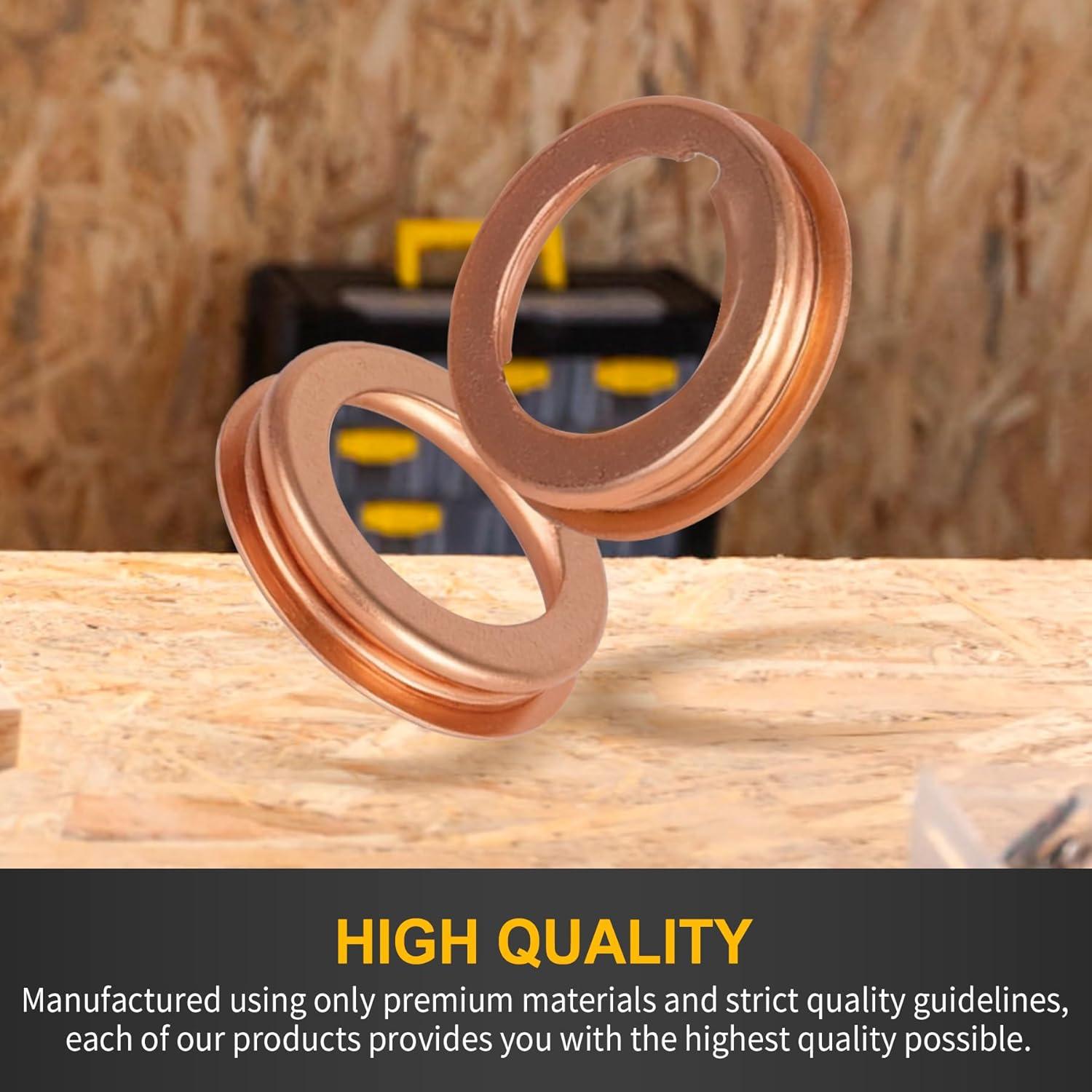 20 PCS Junta Drenaje Aceite Aluminio Luxlead Compatible Nissan