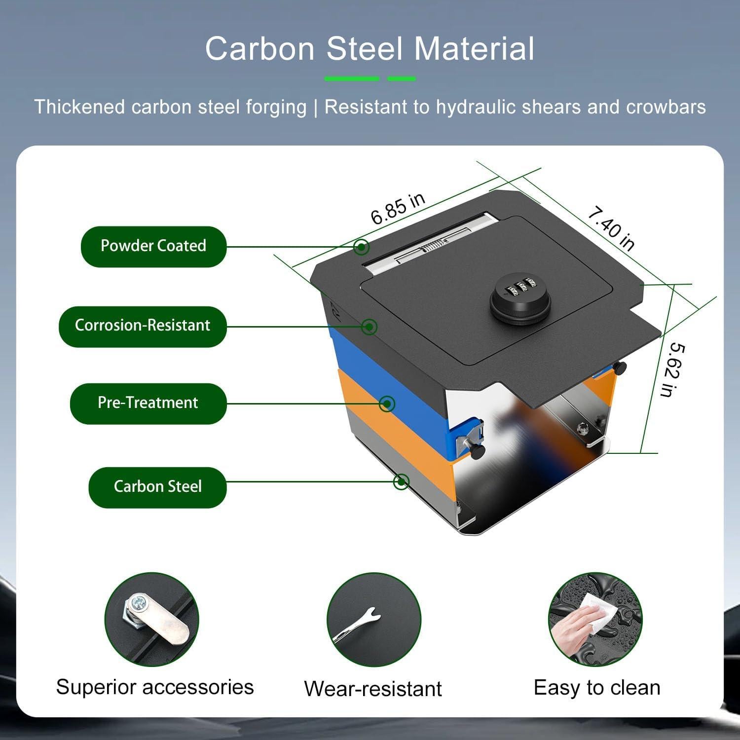 Caja Fuerte de Consola Central xipoqix para Chevy Colorado 2023-2025