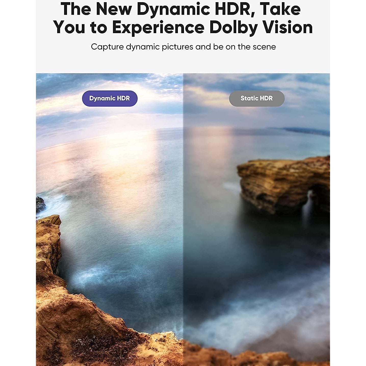 Cable HDMI 2.1 Highwings 0.3m Paquete de 2 Alta Velocidad 48Gbps