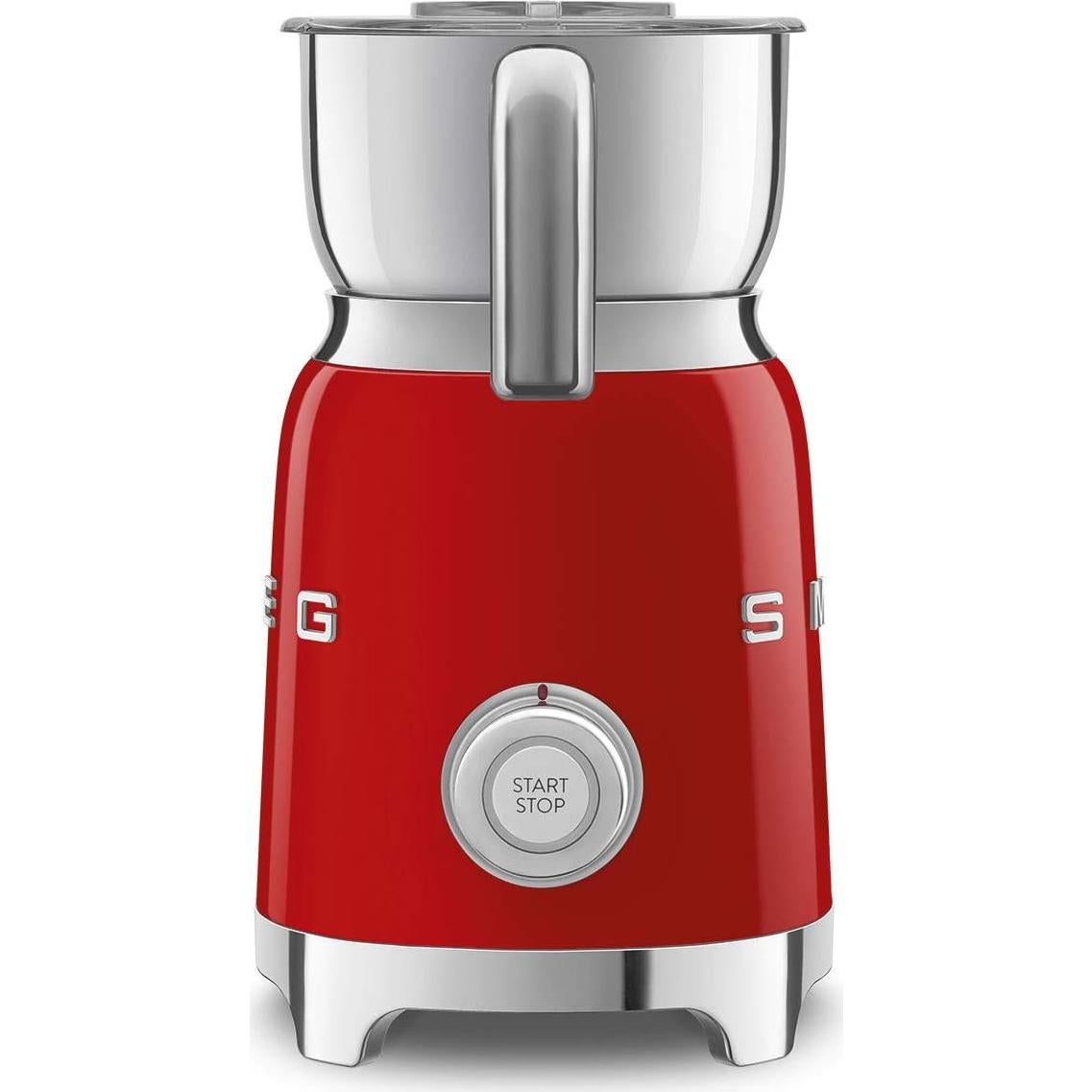 Espumador de Leche Smeg Retro MFF11RDUS 0.59L Rojo