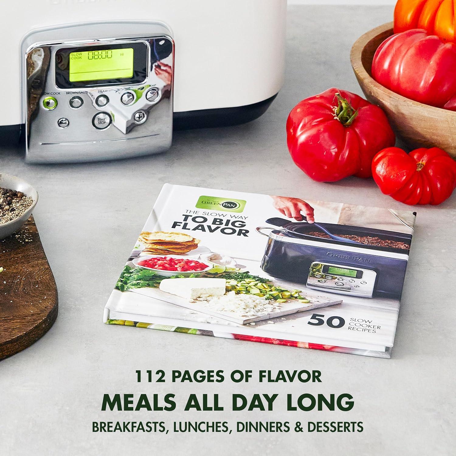 Libro de Cocina Olla de Cocción Lenta GreenPan Elite - 50 Recetas