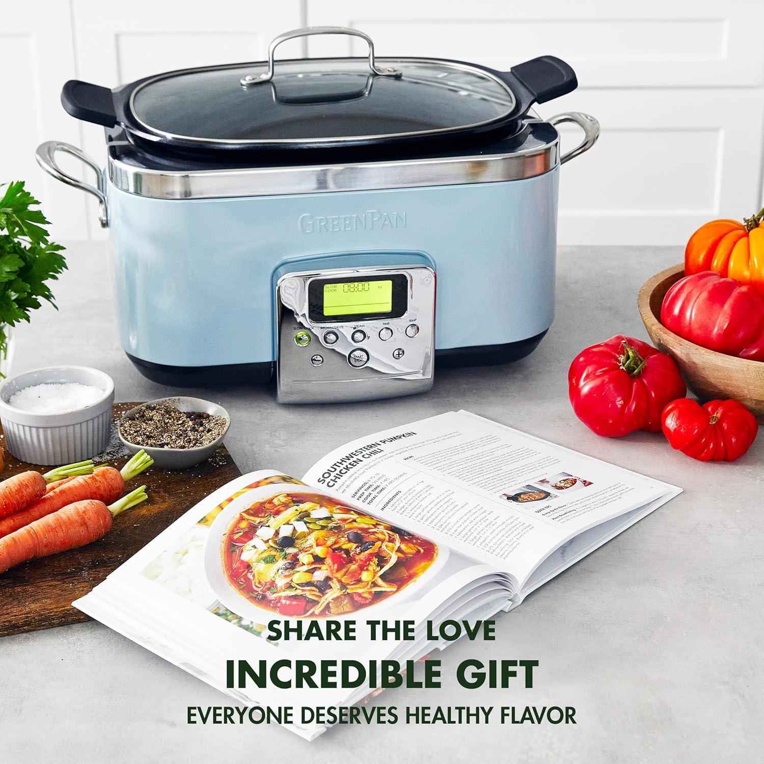 Libro de Cocina Olla de Cocción Lenta GreenPan Elite - 50 Recetas