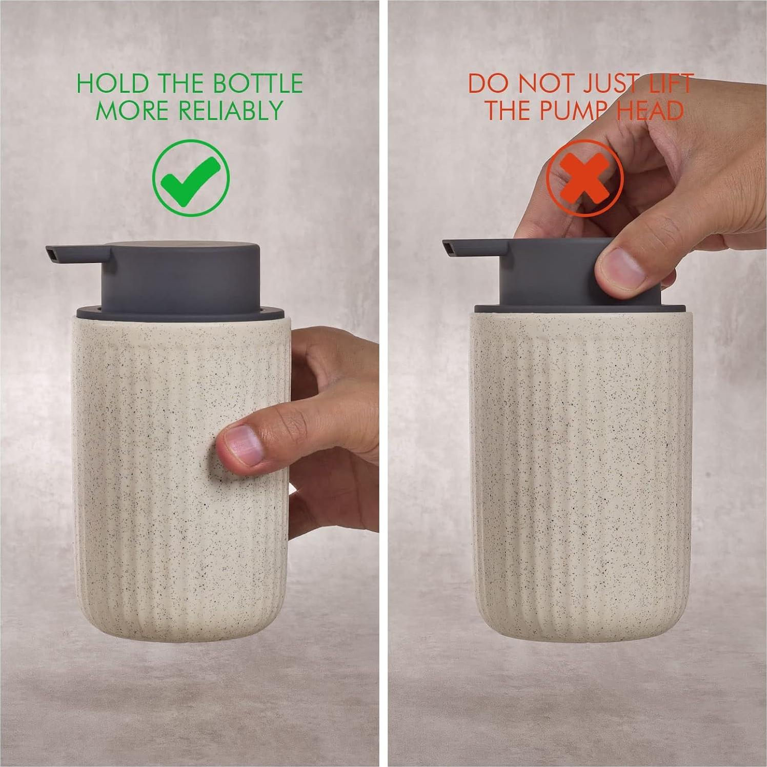 Dispensador de Jabón Espumoso LALA DOLCE Beige 400 ml