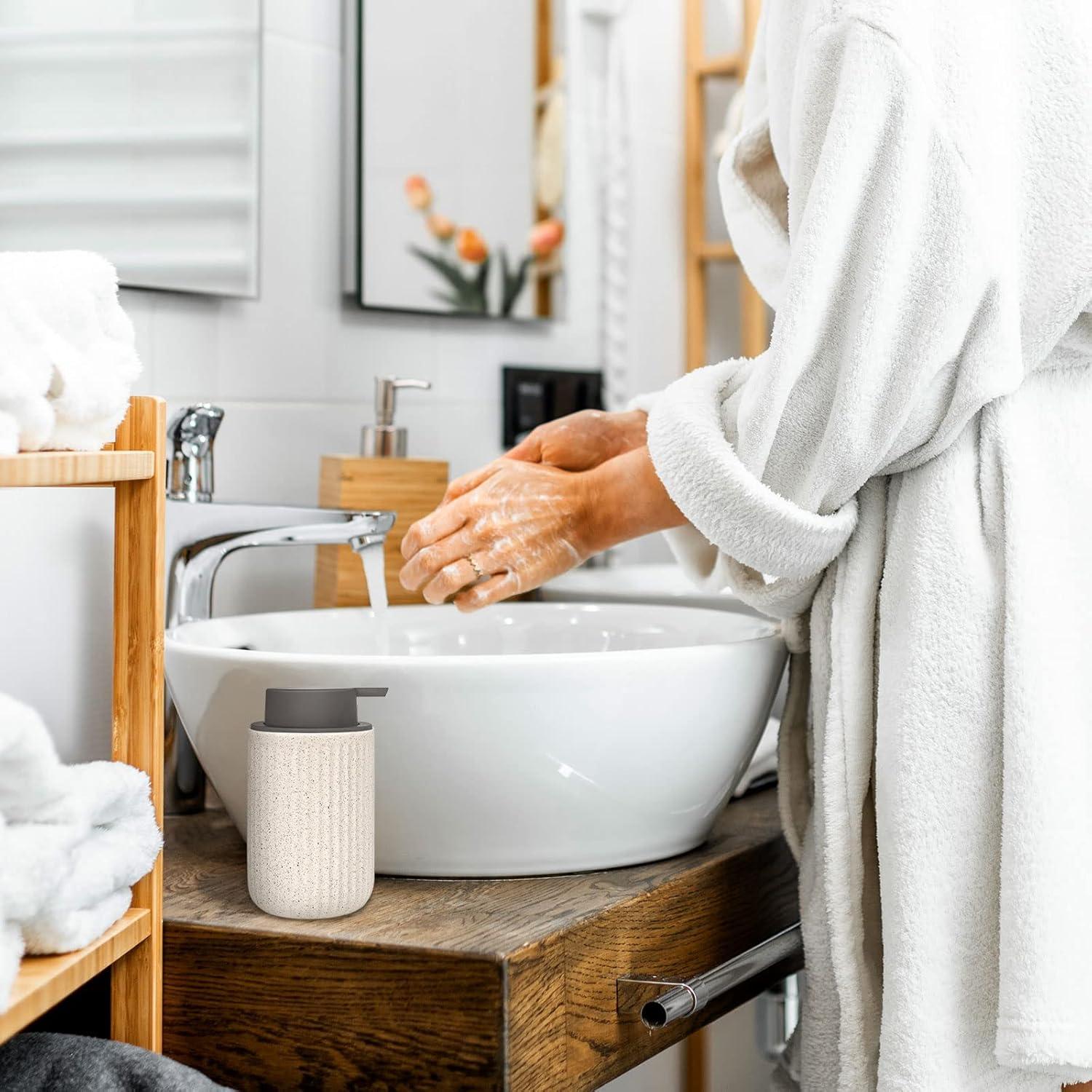 Dispensador de Jabón Espumoso LALA DOLCE Beige 400 ml