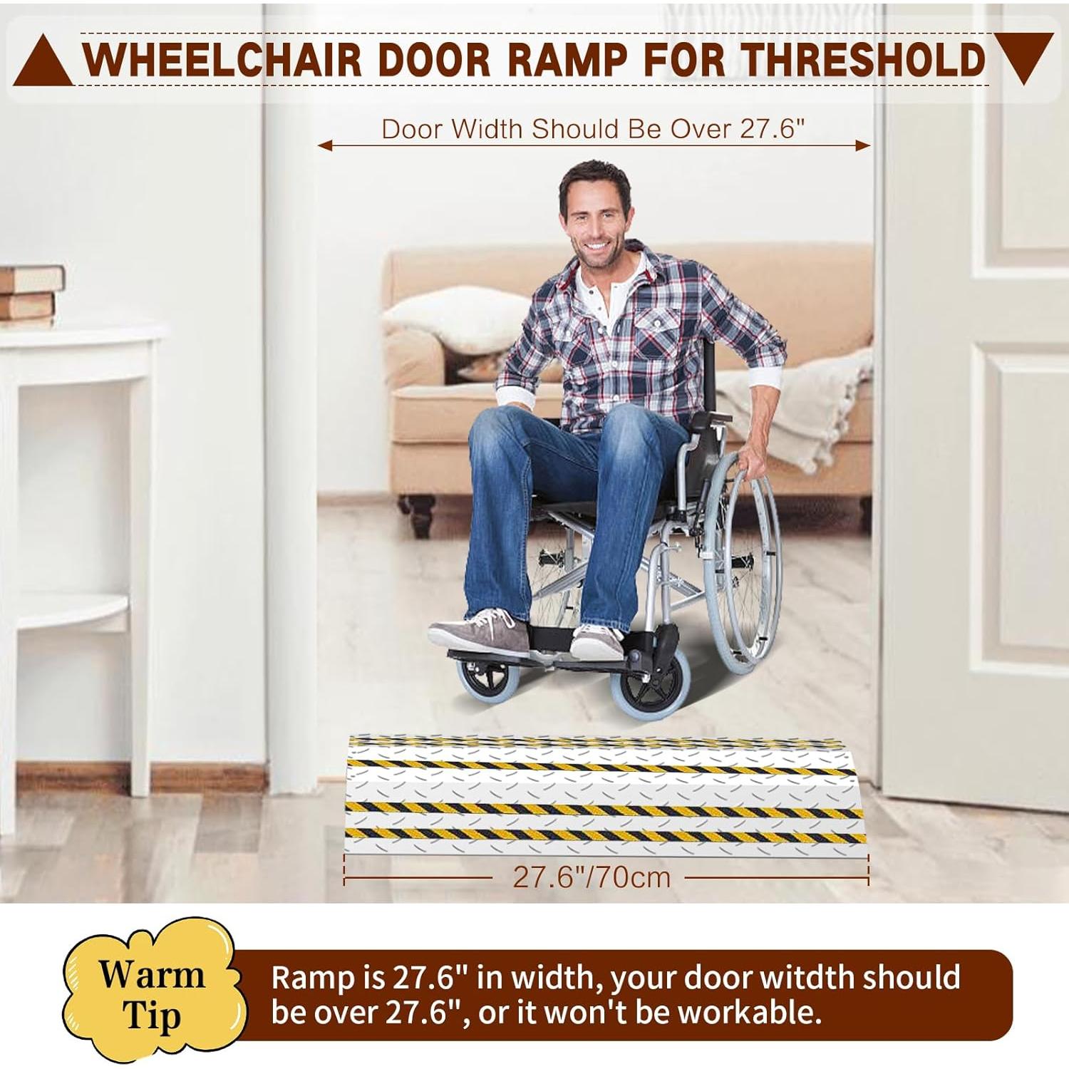 Rampa de Umbral de Puerta Yeezoo 70cm Carga 363kg