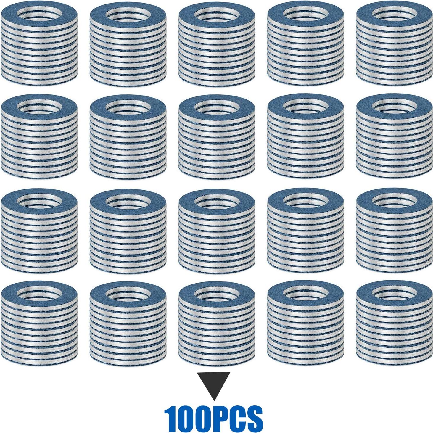 100 Juntas de Drenaje de Aceite M12 FANHAY para Toyota Lexus