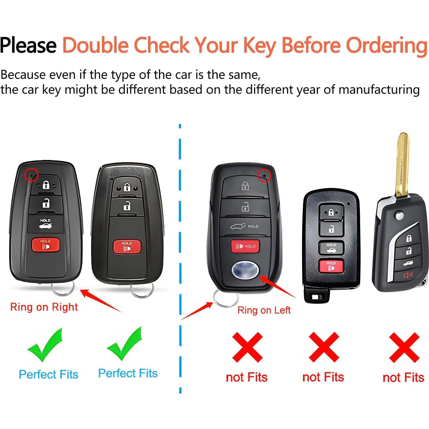 Funda de Llave Sindeda para Toyota RAV4 Camry Corolla Azul