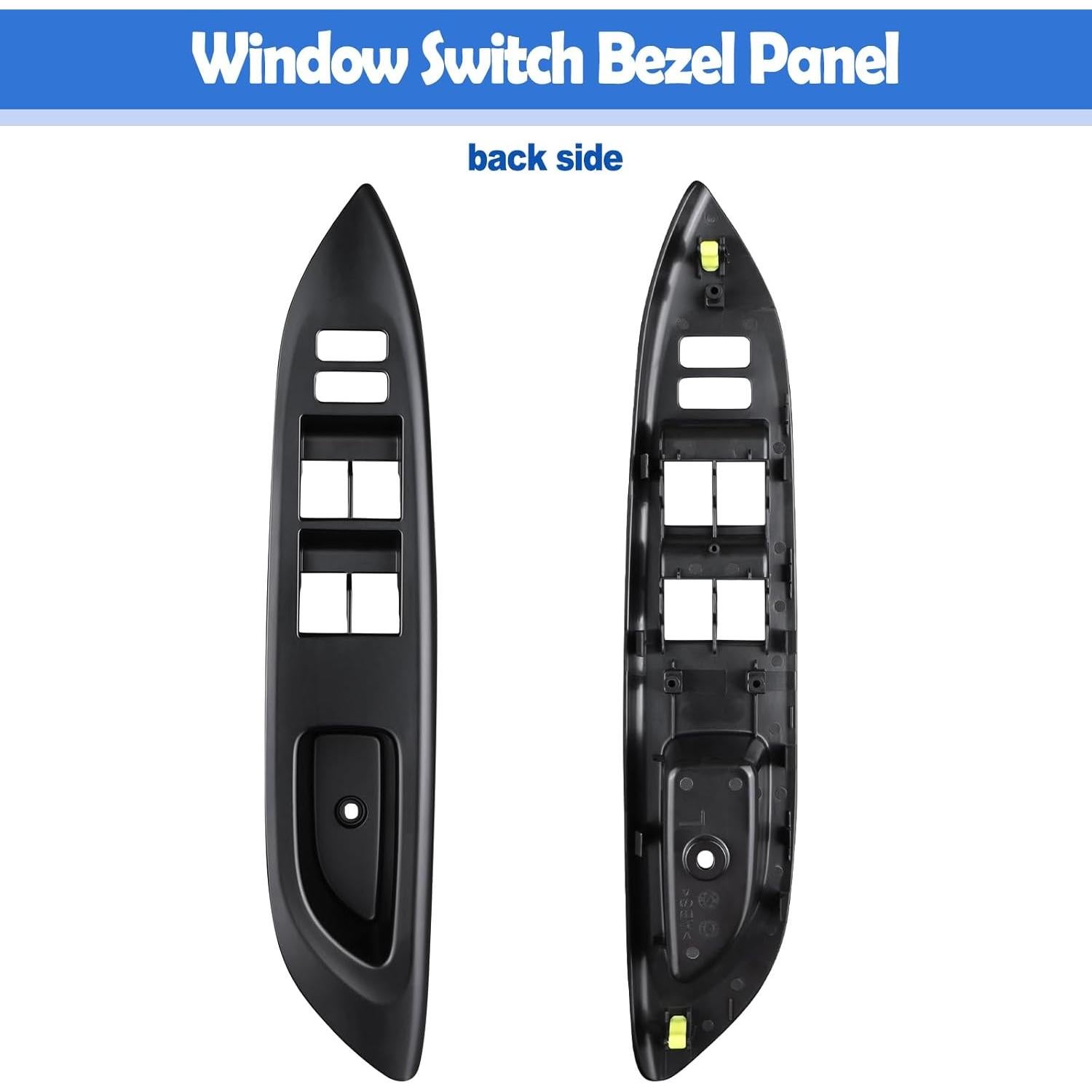 Marco Interruptor Ventana Osompar Negro Toyota Yaris 2007-2010