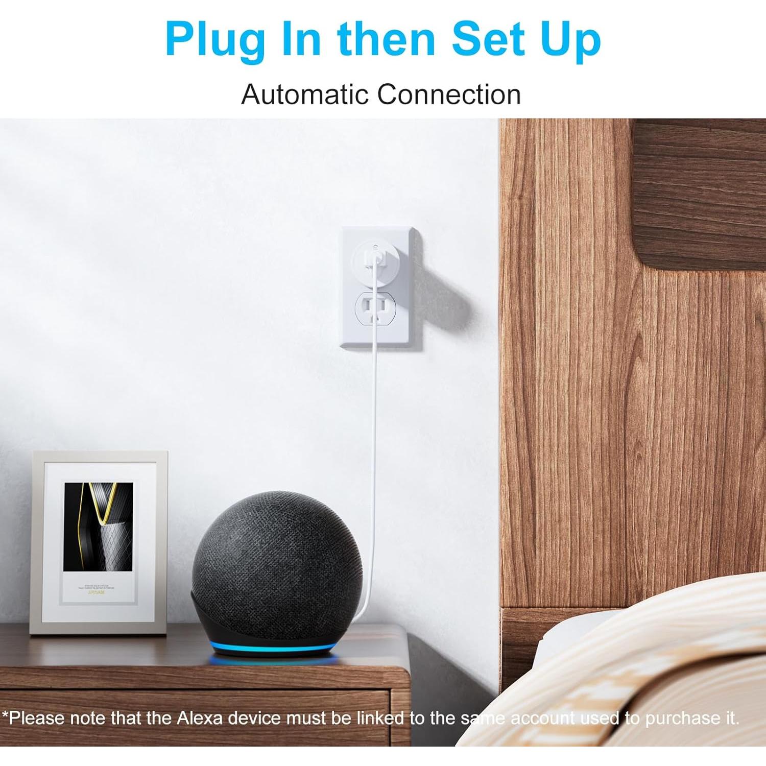 Enchufe Inteligente EIGHTREE Bluetooth 10A Control Alexa