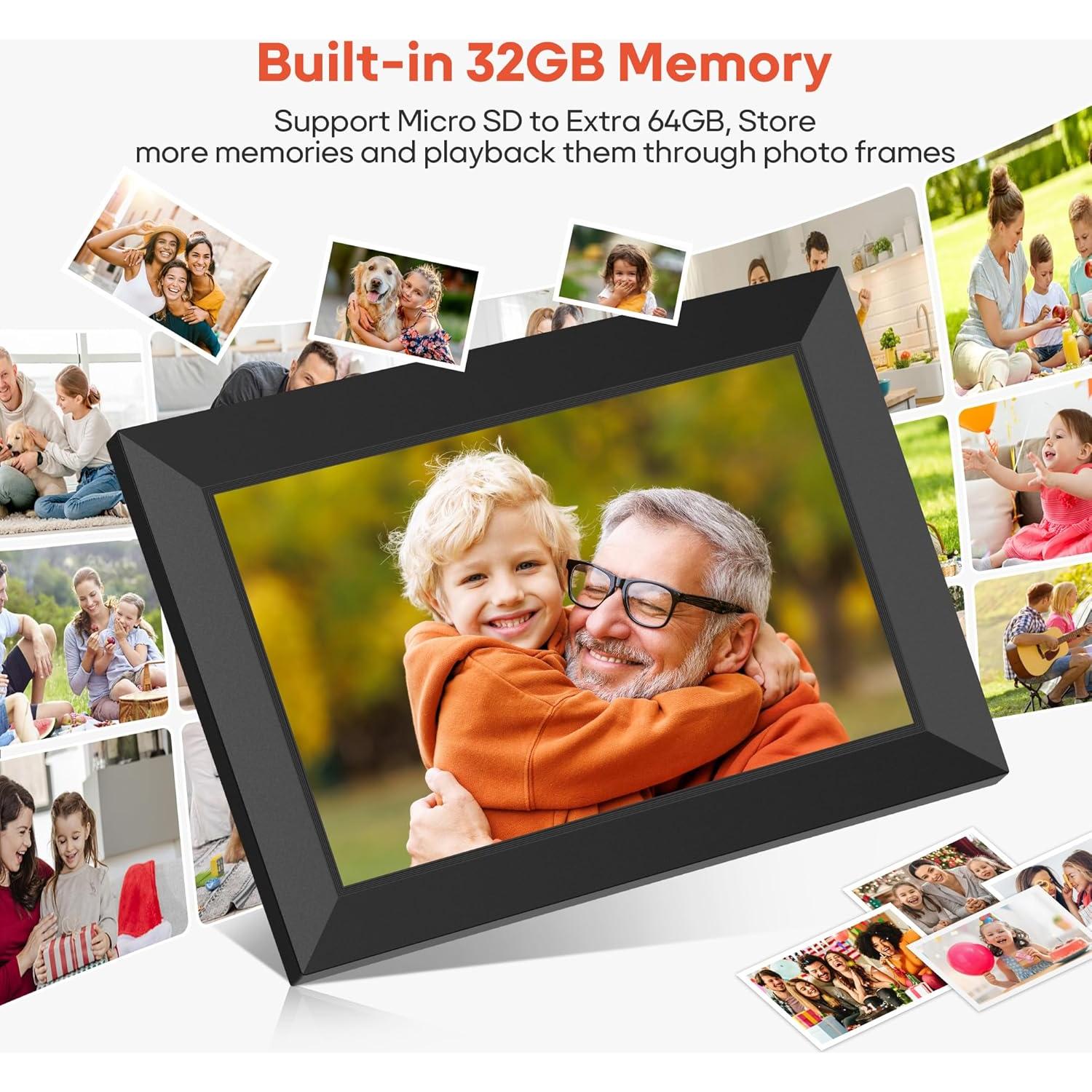 Marco Digital WiFi BIGASUO 10.1" HD 32GB Pantalla Táctil