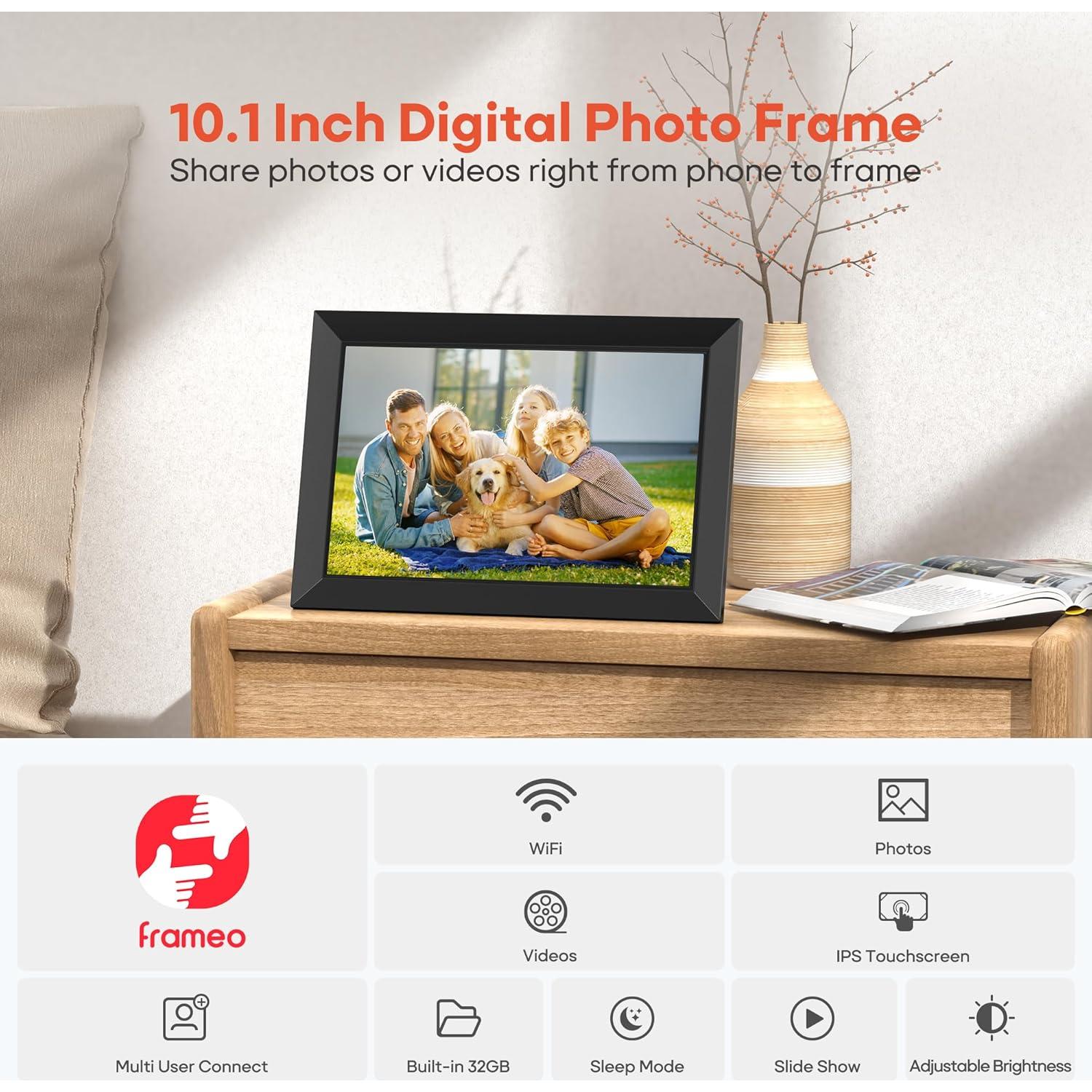 Marco Digital WiFi BIGASUO 10.1" HD 32GB Pantalla Táctil