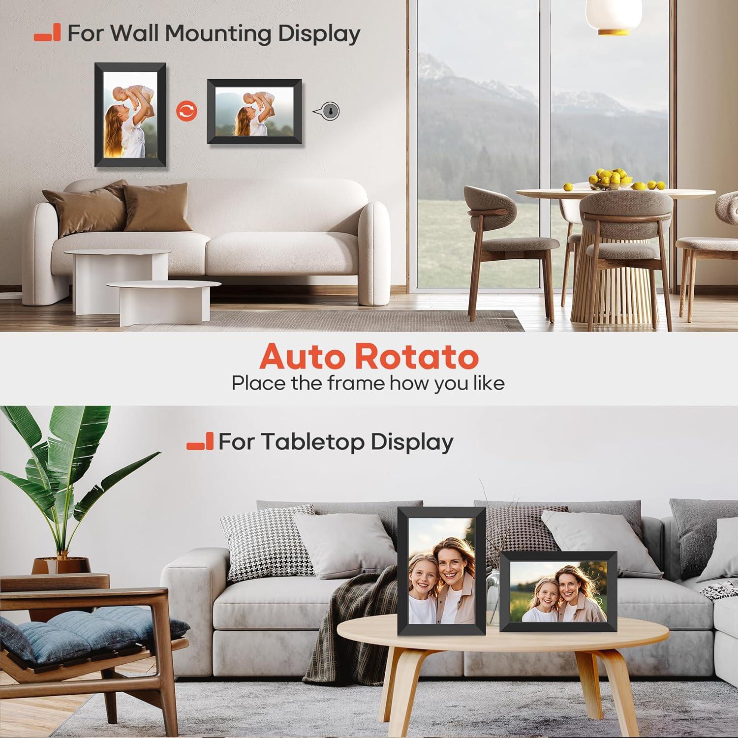 Marco Digital WiFi BIGASUO 10.1" HD 32GB Pantalla Táctil