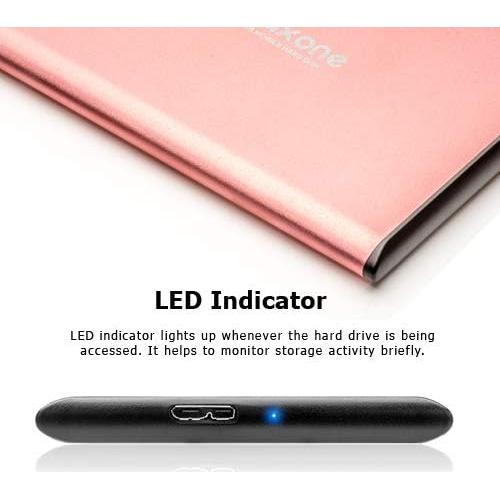 Disco Duro Externo Portátil Maxone 160GB USB 3.0 Rosa