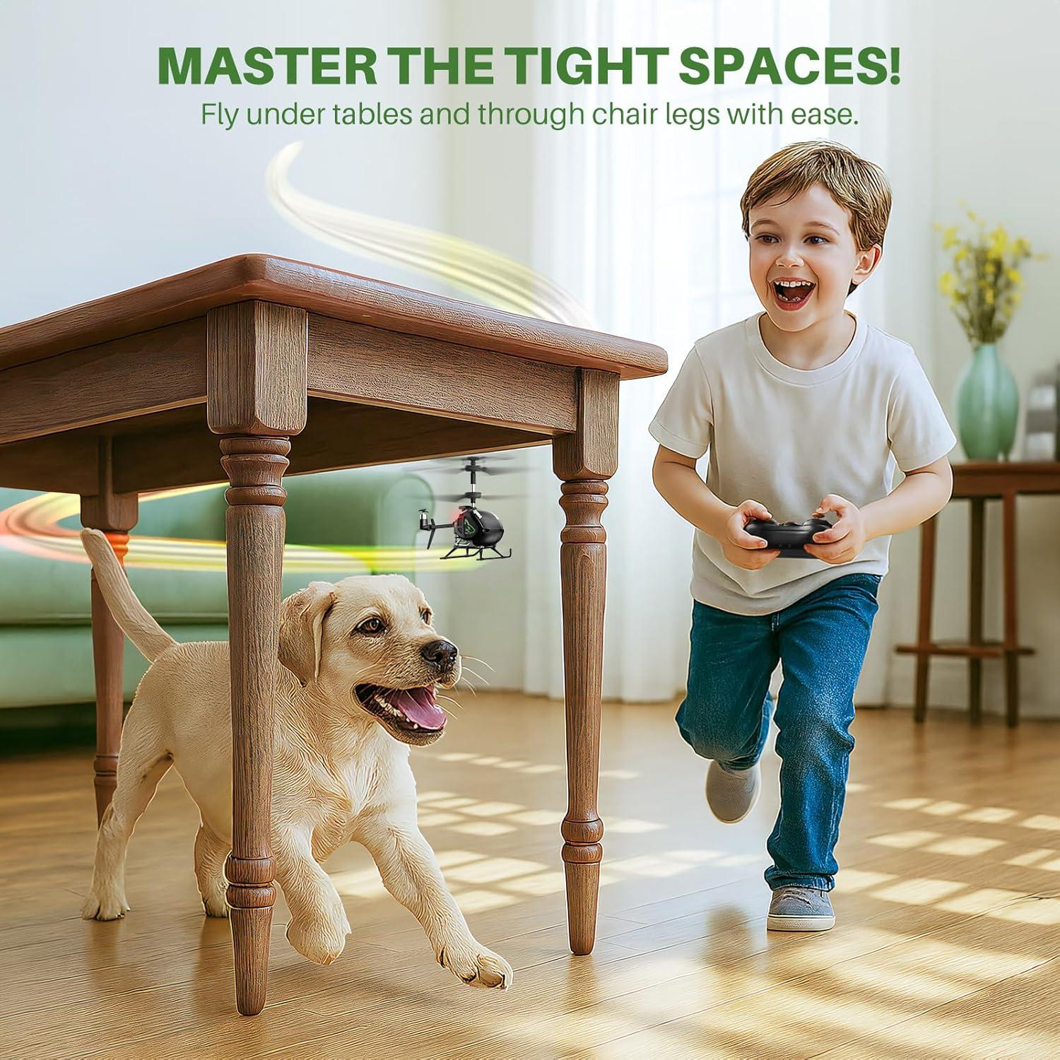 Helicóptero RC Mini SYMA S100 con Estabilizador Giroscópico