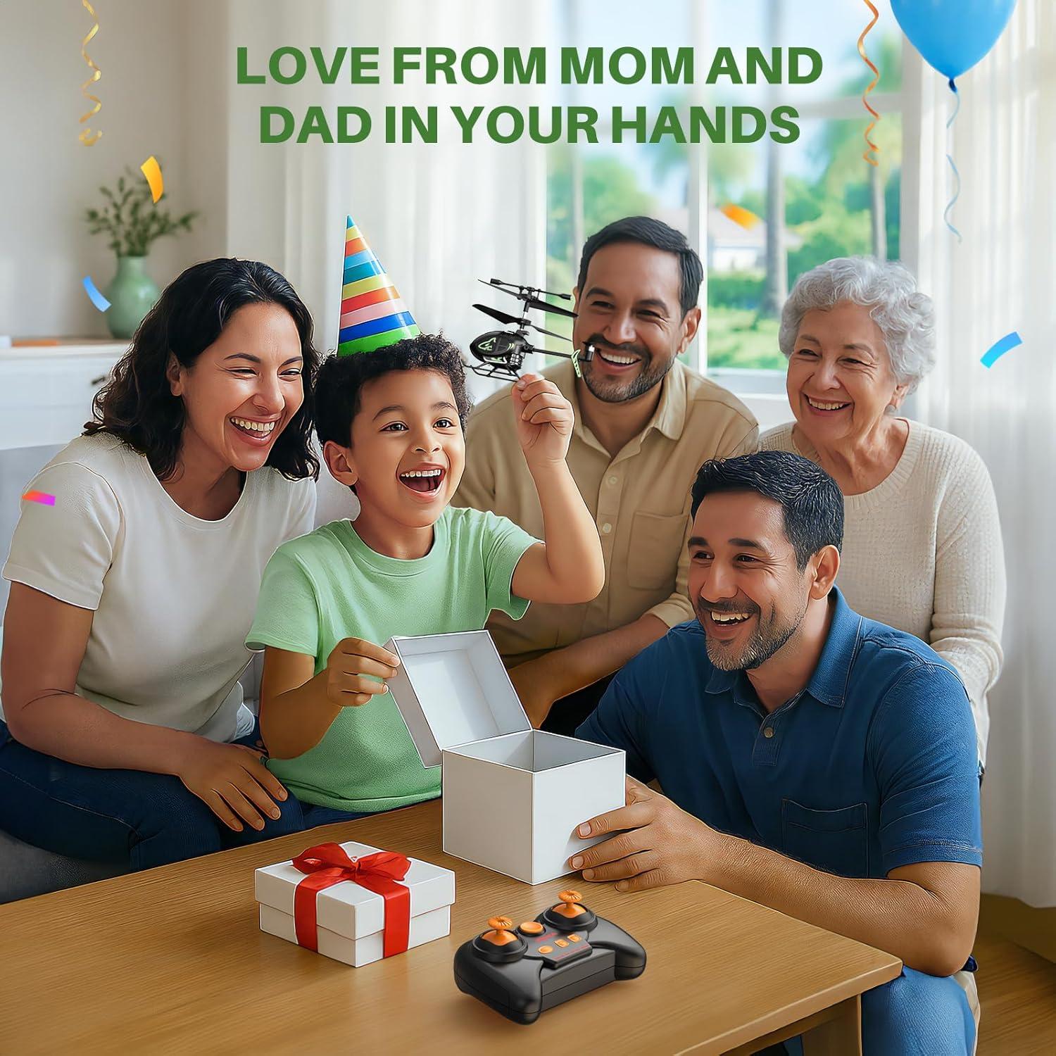 Helicóptero RC Mini SYMA S100 con Estabilizador Giroscópico